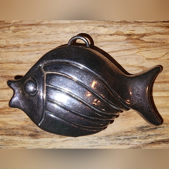 Vintage Sterling Silver Fish